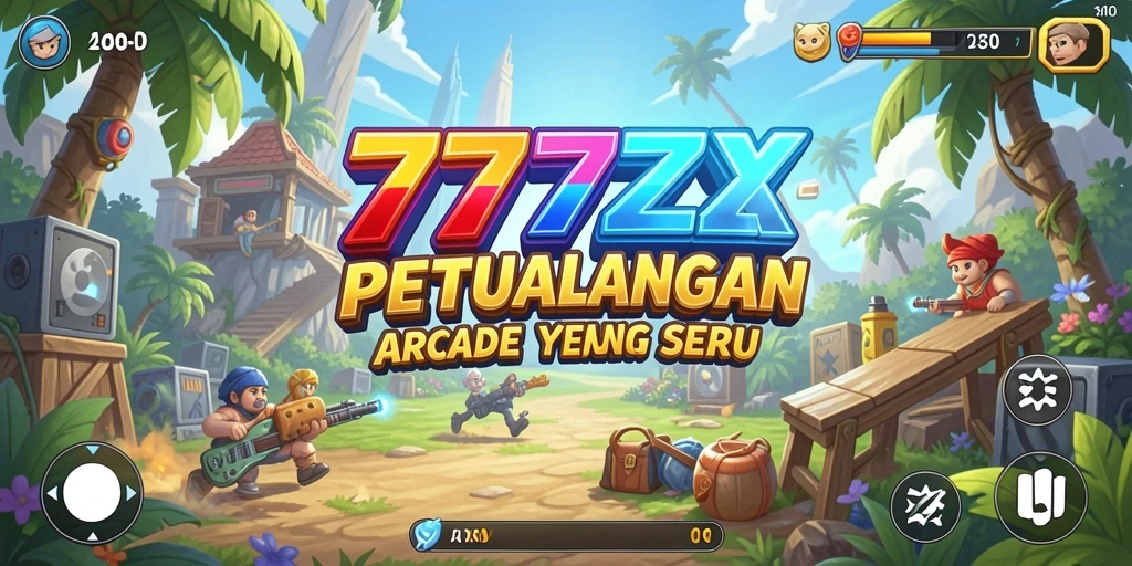 Tampilan gameplay seru dari 777ZX dengan aksi penuh tantangan.