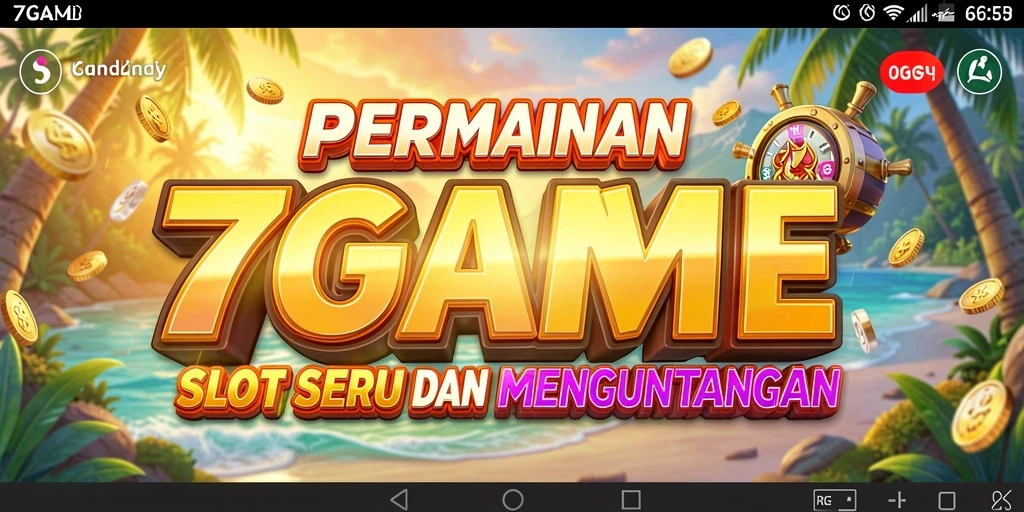 Tampilan gameplay menarik dari 7GAME dengan banyak pilihan slot.