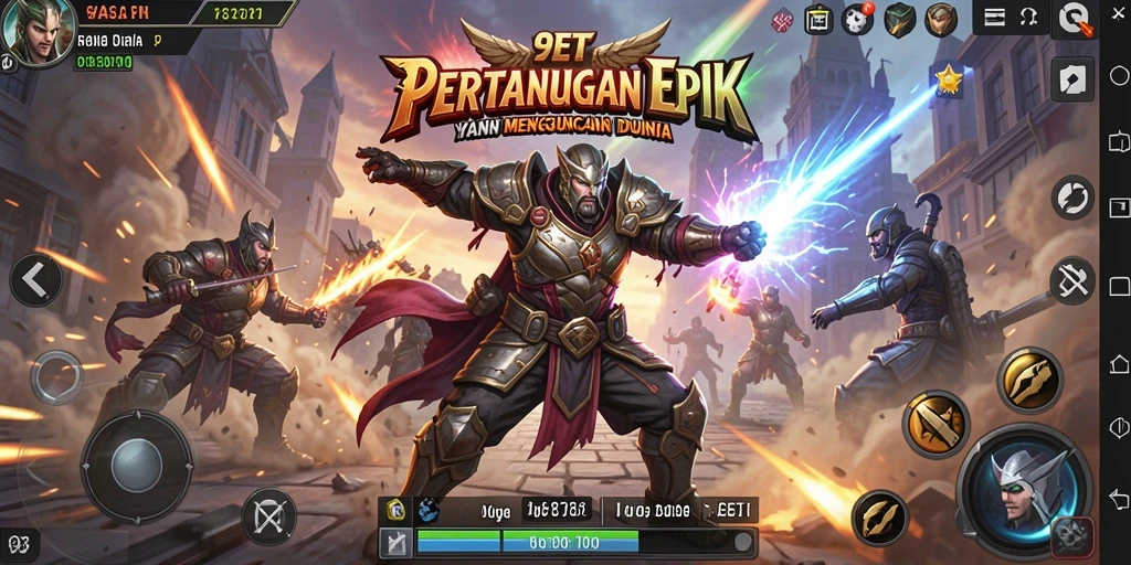 Tampak mendebarkan dari gameplay pertarungan 9ET.