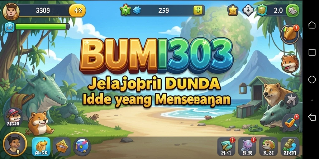 Tampilan gameplay BUMI303 yang menarik dan interaktif.