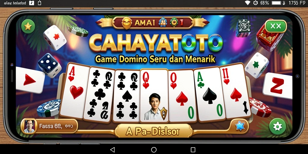 Screenshot gameplay CAHAYATOTO yang menunjukkan aksi seru permainan Domino.