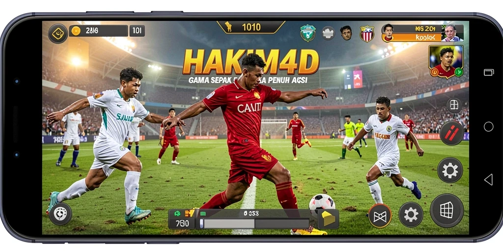 Tampilan gameplay HAKIM4D yang penuh aksi dan menegangkan.