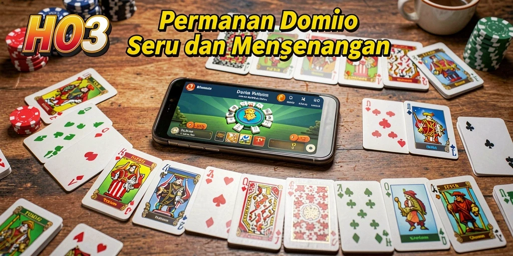 Tampilan gameplay menarik dari permainan Domino HO3.
