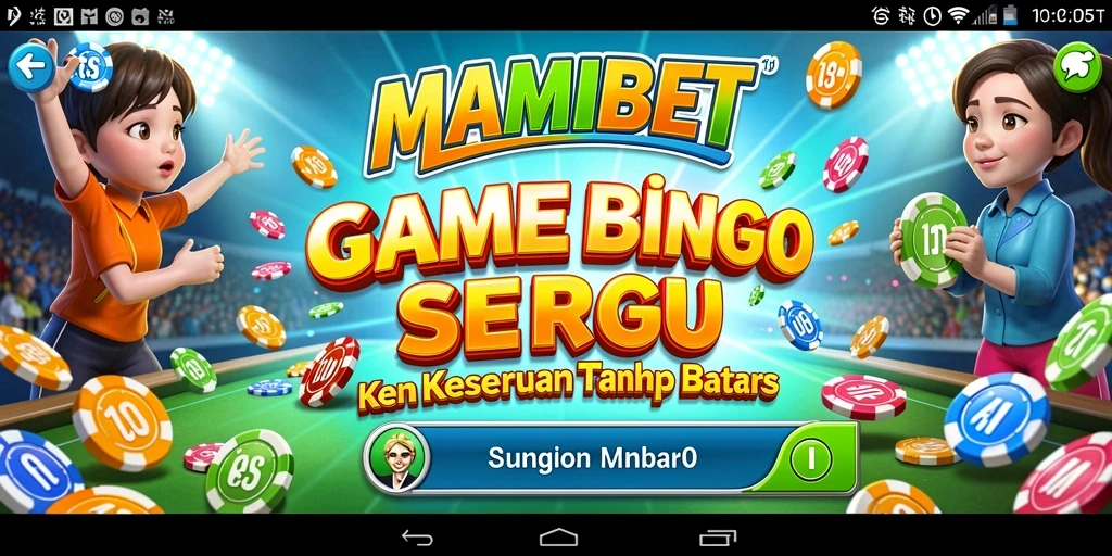 Tampilan gameplay seru di MAMIBET dengan suasana Bingo yang menegangkan.