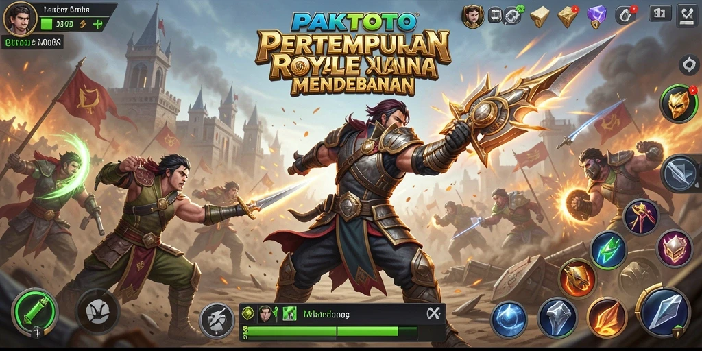 Tangkap momen seru dari gameplay Battle Royale PAKTOTO.