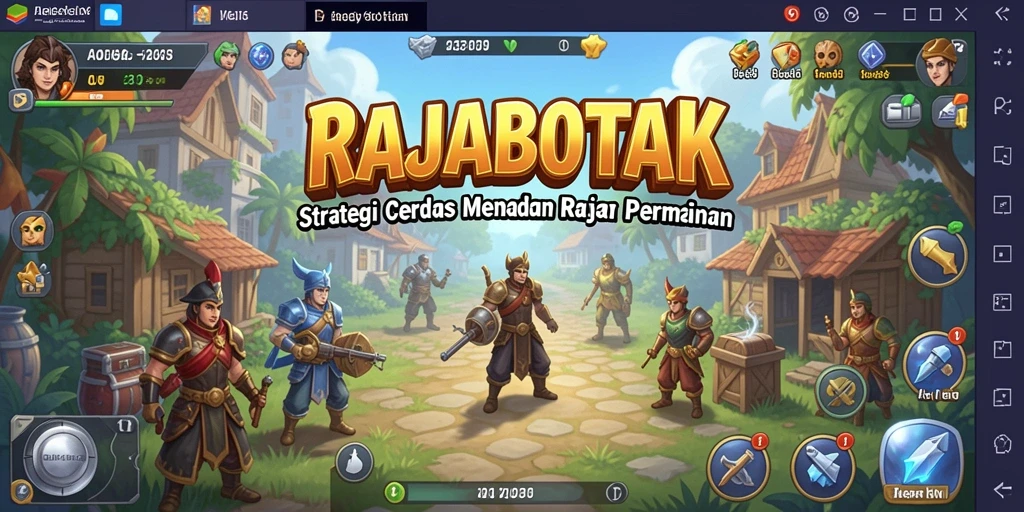 Tampilan menegangkan dalam pertempuran RAJABOTAK yang strategis.