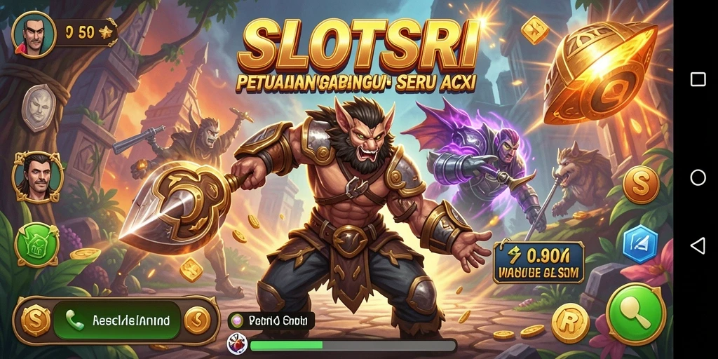 Screenshot gameplay SLOTSRI yang penuh aksi dan tantangan.