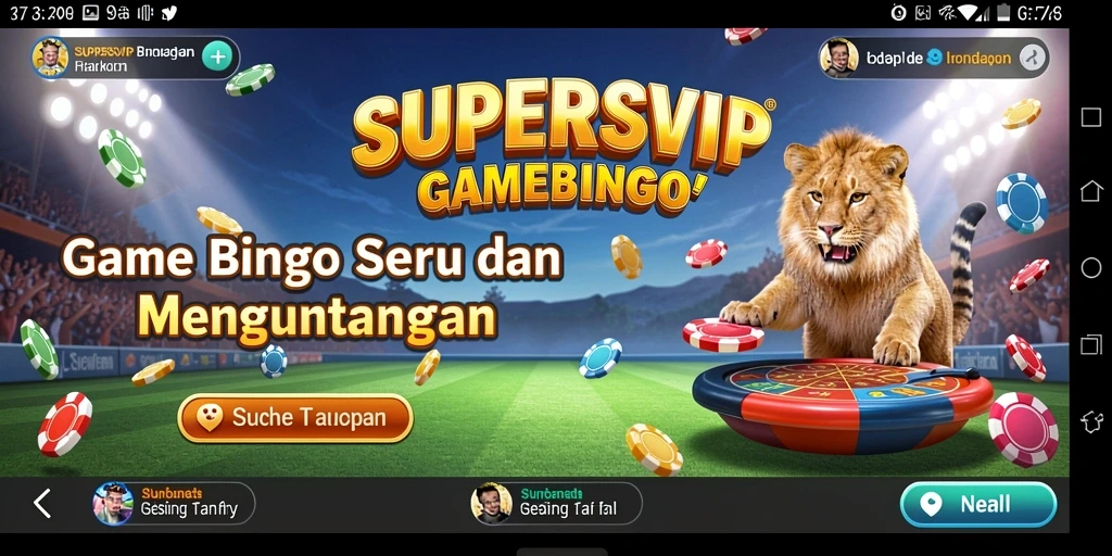 Tampilan permainan Bingo di SUPERSVIP yang seru dan mengasyikkan.