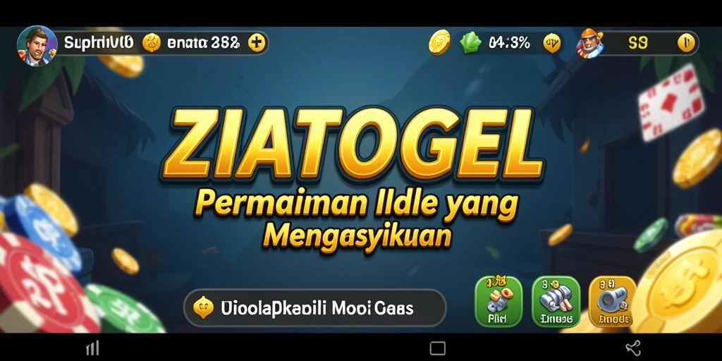 Tampilan gameplay ZIATOGEL yang menarik dan interaktif.